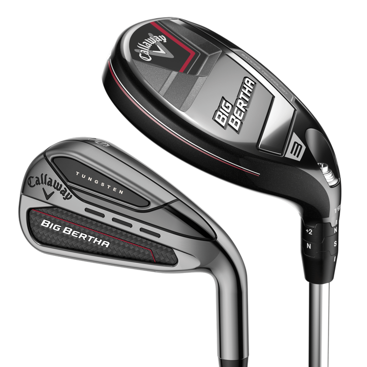 Callaway Big Bertha Combo Iron Hybrid Graphite Set 2023 Lefties