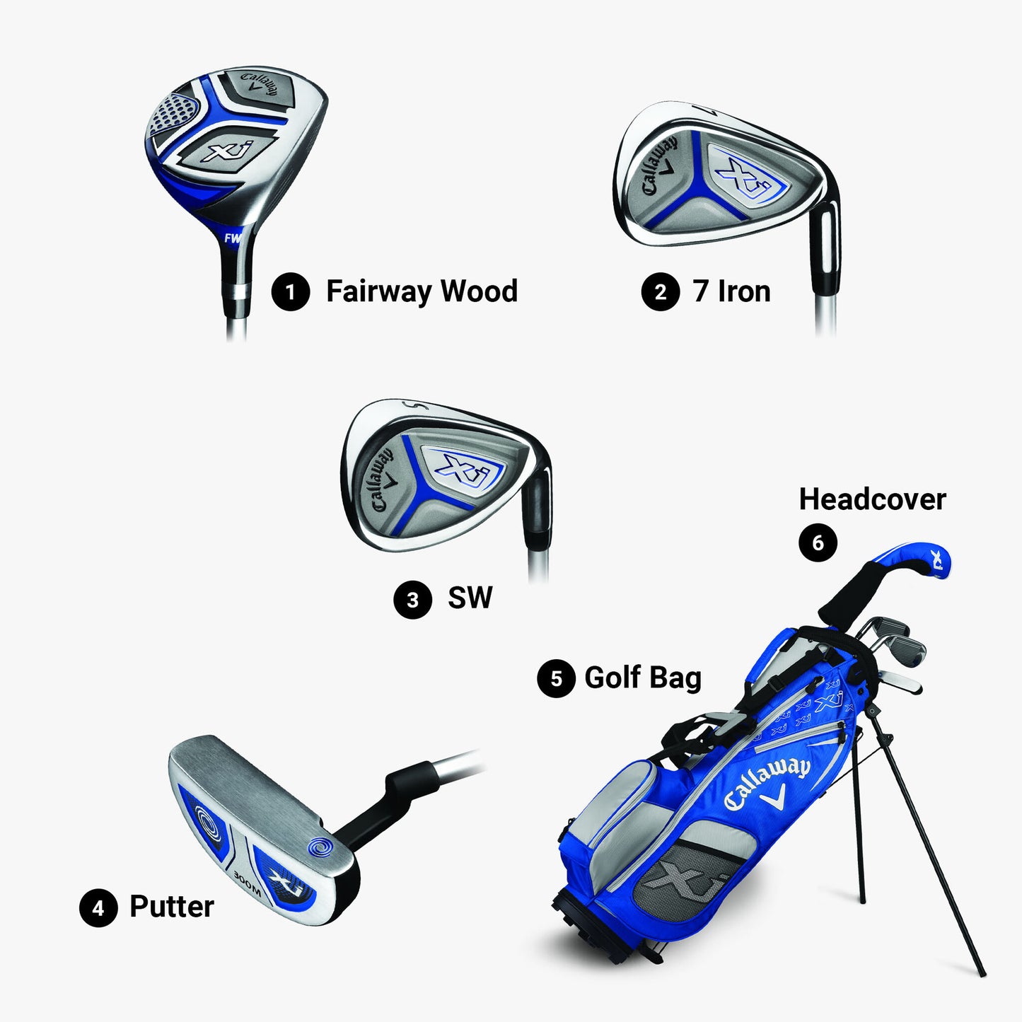 Callaway XJ Starter Junior (select your set by hight)
