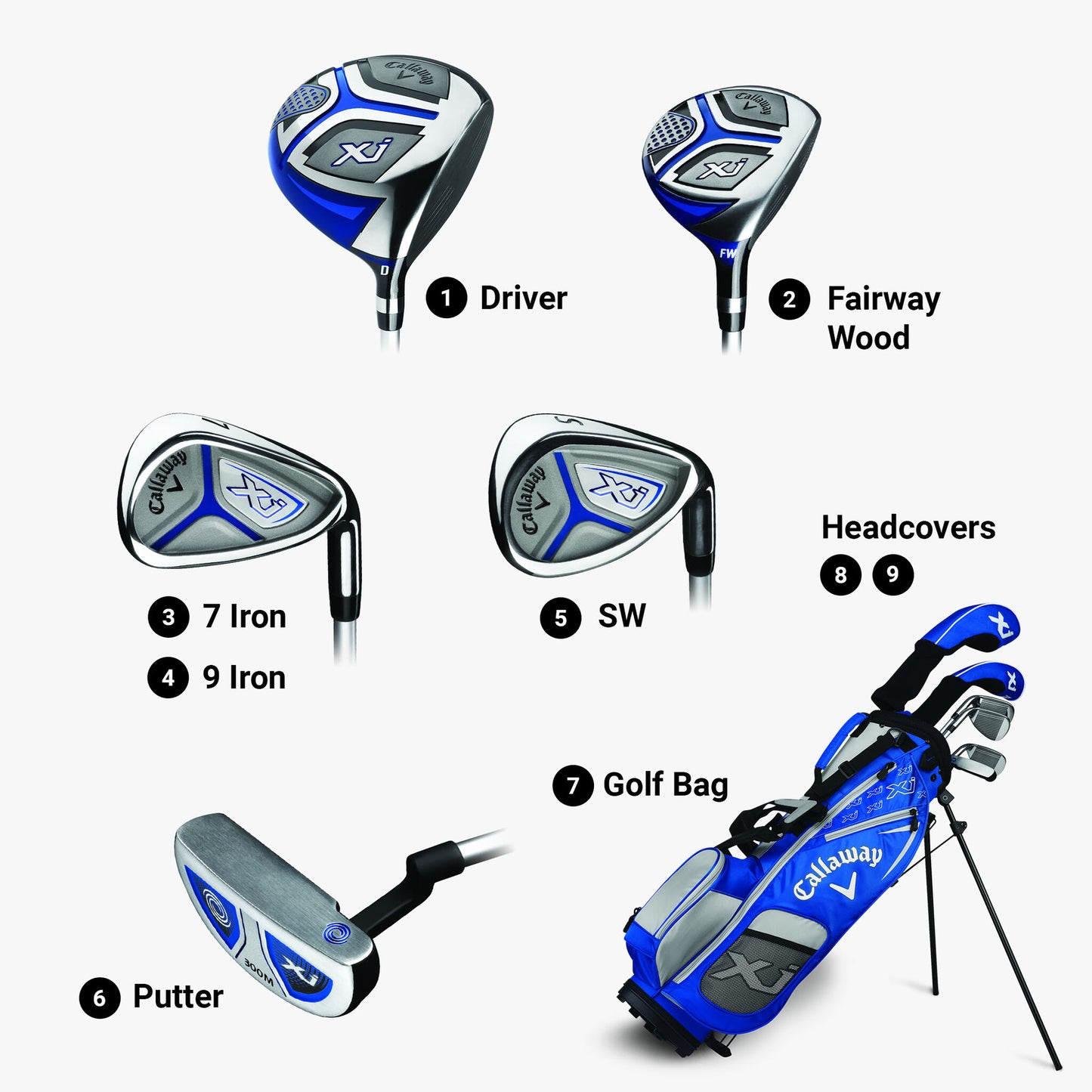 Callaway XJ Starter Junior (select your set by hight)
