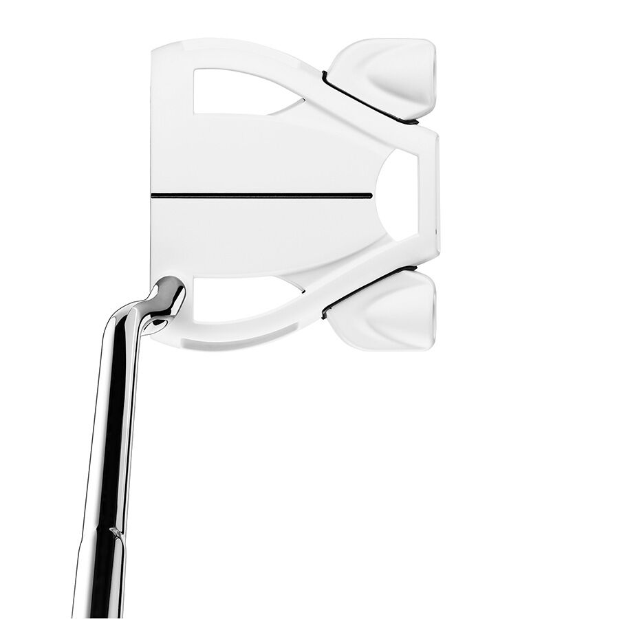 TaylorMade Spider Double Bend Ghost White and Red