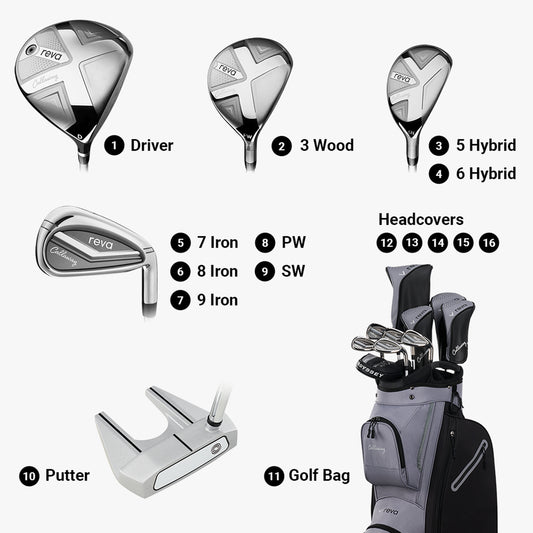 Callaway Women's REVA 2026 11-Piece Complete Set for Lefties