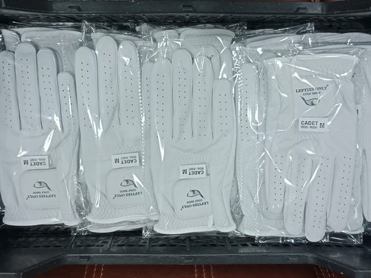 Mens Lefties Only Golf Shop Cabretta Golf Glove - Right Hand for the Lefty