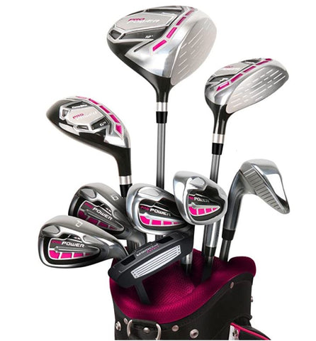 PowerBilt Pro Power 13pc Complete Set Ladies w/ Stand Bag