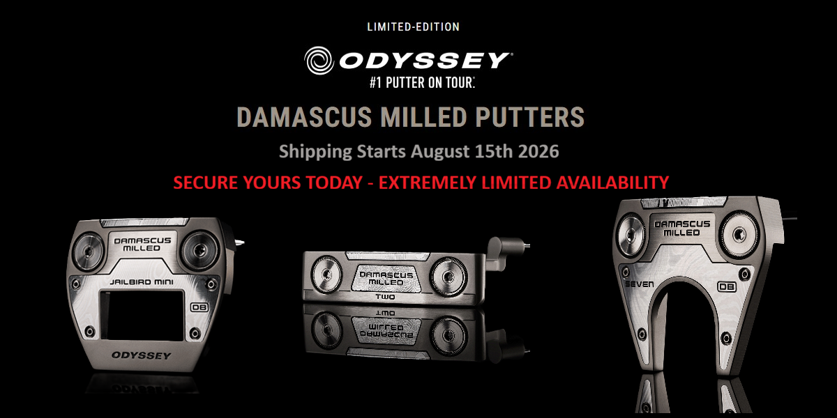 Left Hand Odyssey Damascus Milled Putters