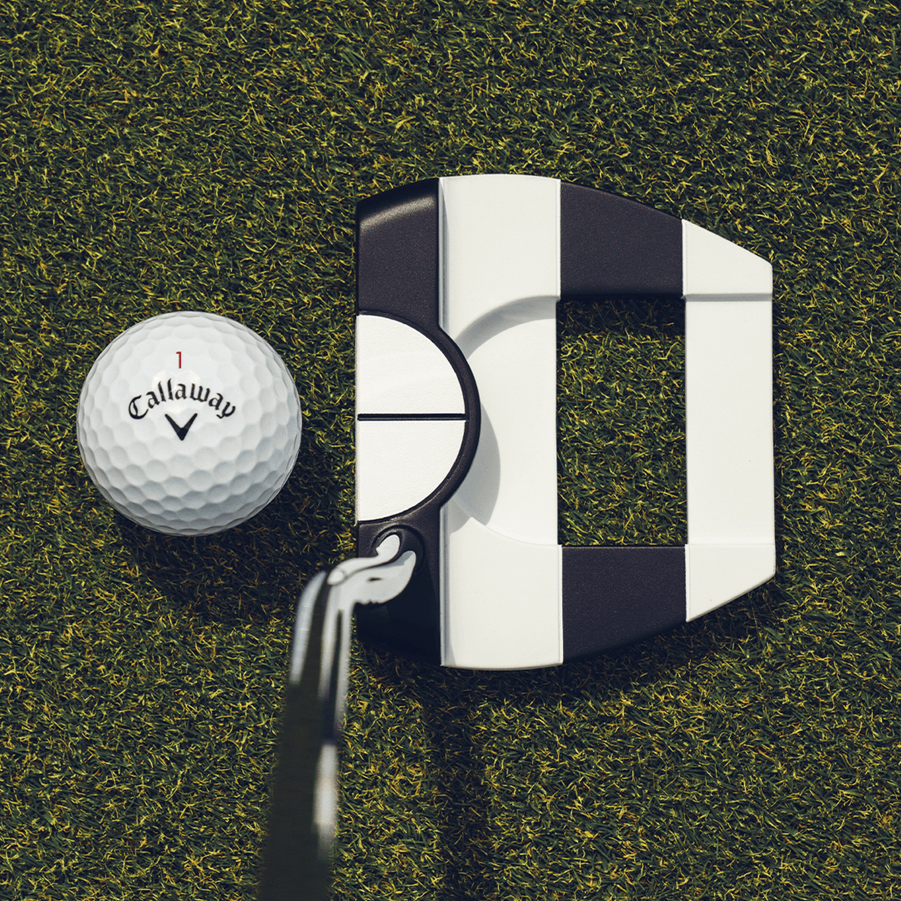 Odyssey Ai Dual Jailbird Mini 1/2 Ball DB Putter 2026 – Lefties