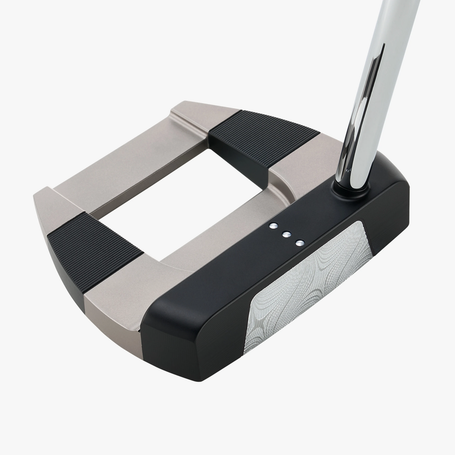 Odyssey Damascus Milled Jailbird Mini Double Bend Putter for the lefty golfer