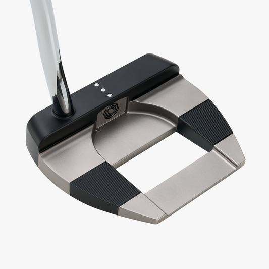 Odyssey Damascus Milled Jailbird Mini Double Bend Putter for the lefty golfer