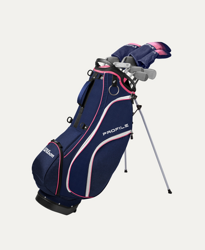 Wilson Women's Profile Complete Set With Stand Bag for the Lefty Golfer