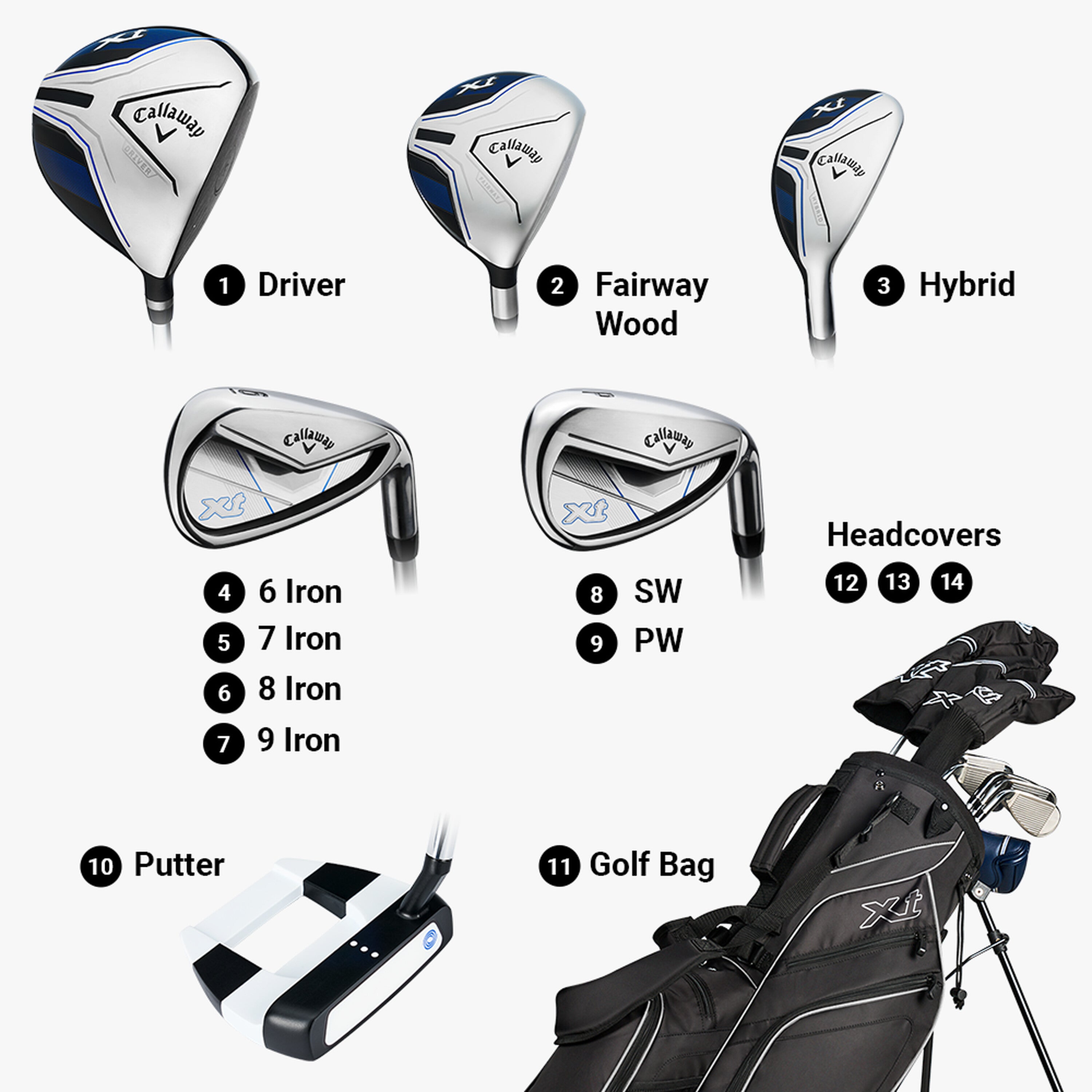 Callaway XT Teen Complete Set – Lefties Only Golf Shop