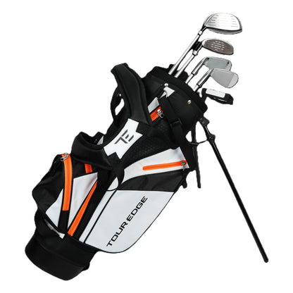 Tour Edge Max-J Jurnior Set Age 5 to 8yo - Hight 46"-52" - Orange for the Junior Lefty Golfer