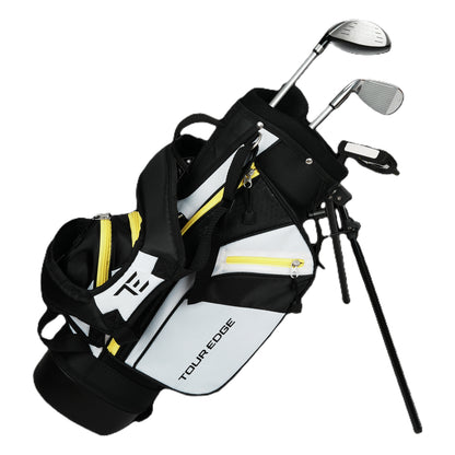 Tour Edge Max-J Jurnior Set Age 3 to 6yo - Hight 40"-46" - Yellow for the Junior Lefty Golfer