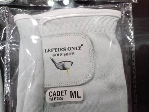Cadet Lefties Only Golf Shop Cabretta Golf Glove - Right Hand for the Lefty