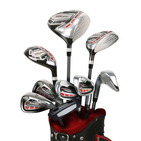 PowerBilt Pro Power 14pc Complete Set Men's w/ Cart Bag